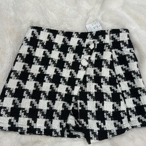 Checkered skort